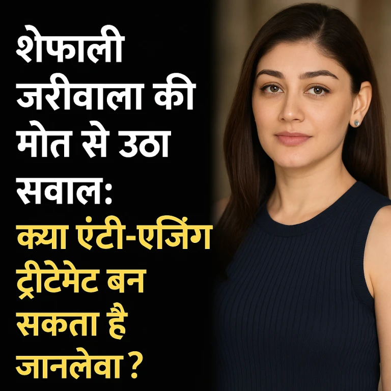 शेफ़ाली जरीवाला केस: ग्लैमरस इंडस्ट्री में एंटी-एजिंग ट्रीटमेंट का खतरनाक सच
