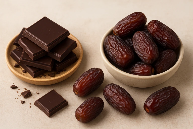 Dark Choclate  vs  Dates: सेहत के लिए कौन-सा मीठा है बेहतर?