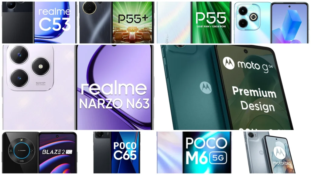 Best Mobile Phones Under 10000 in india 2024