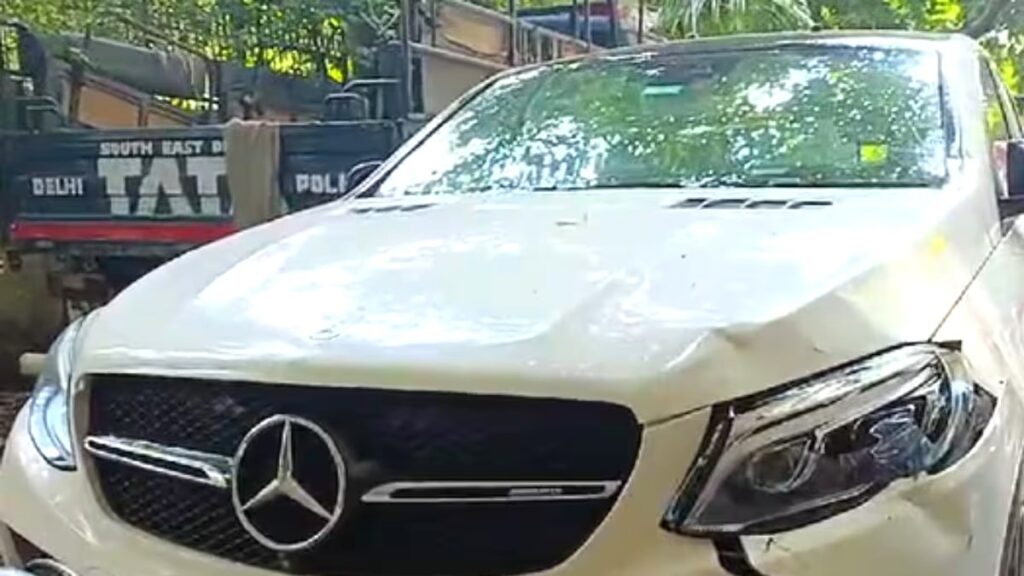 Cyclist crushed to death by speeding Mercedes in Delhi