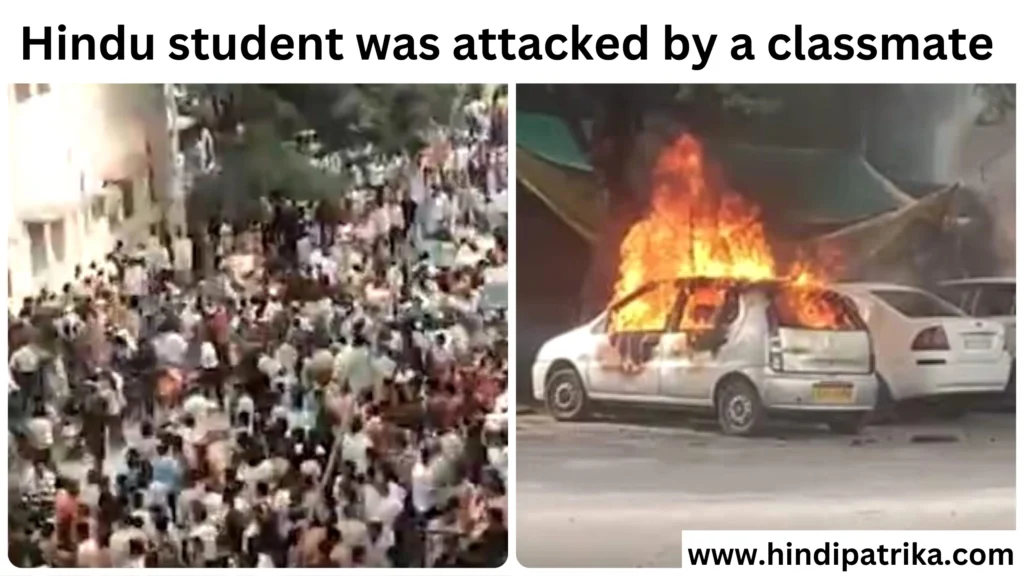 Hindu student was attacked by a classmate allegedly from the Muslim community in Udaipur, Rajasthan