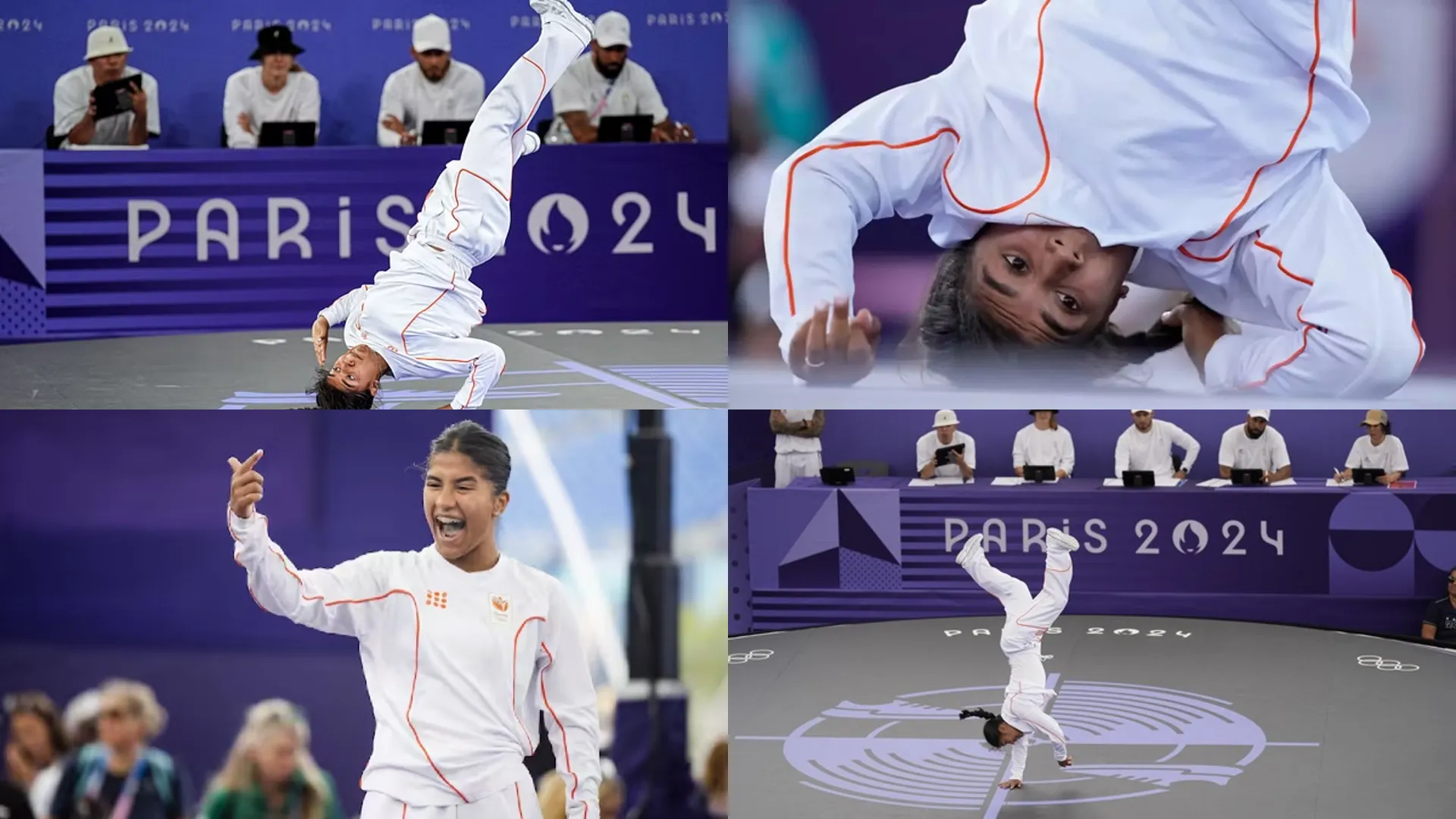 India Sardjoe won the first breakdancing match at Paris Olympics 2024