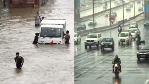 More than 100 mm of rain in Delhi in one hour