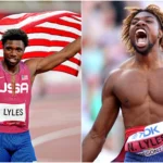 Noah Lyles wins Olympic 100m title