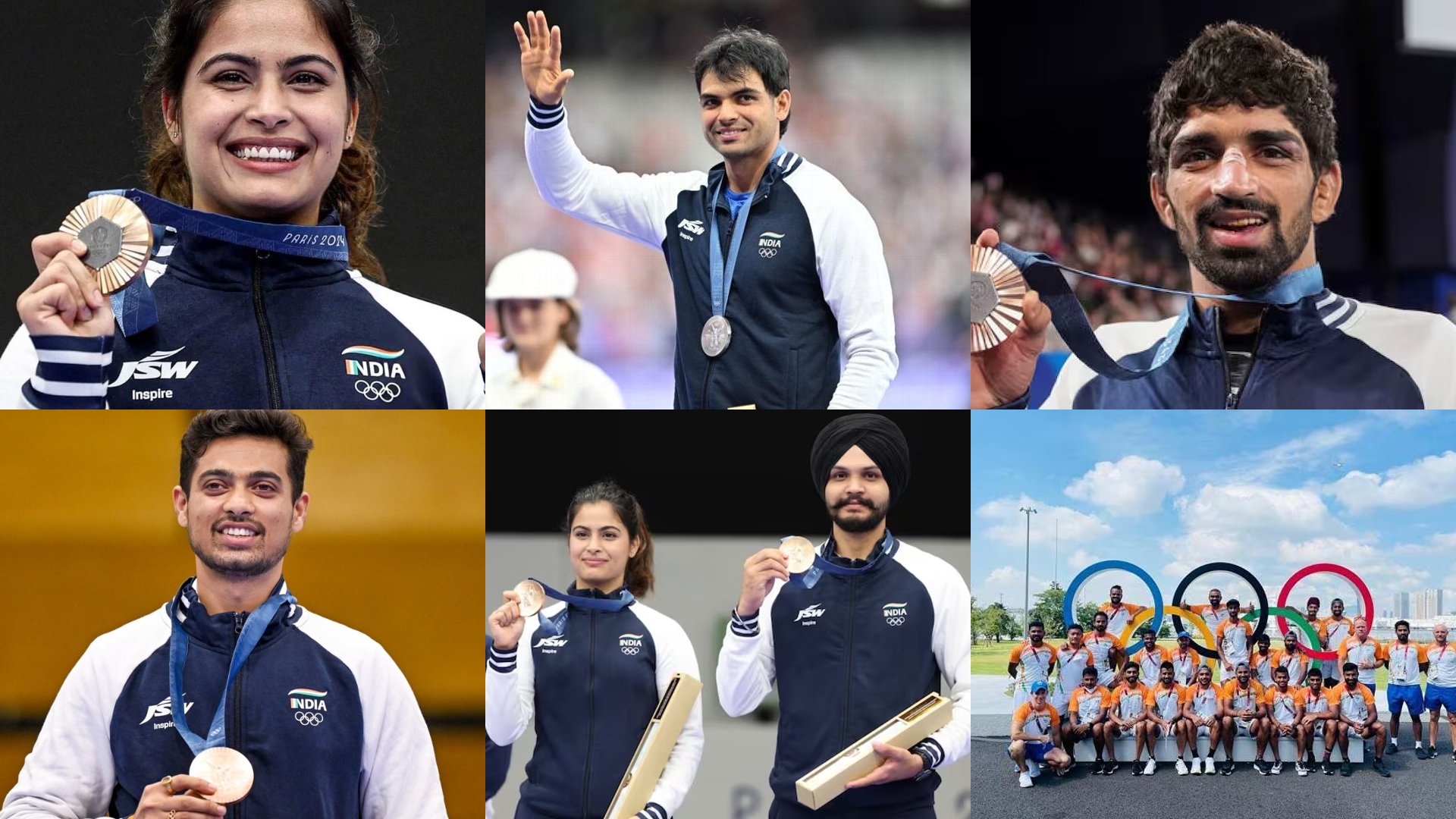 Paris Olympics 2024 India Wins Six Medals but No Gold, Returns with Many Memorable Moments