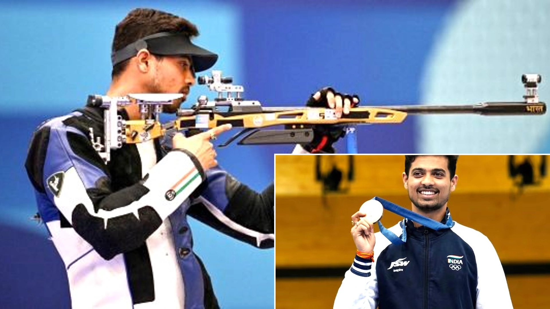 Paris Olympics Swapnil Kusale creates history by winning bronze medal in 50m rifle 3 position