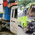 Road accident in Bulandshahr 11 passengers killed, 27 injured in collision between a Max pickup and a bus