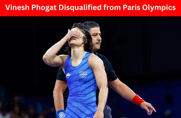 Vinesh Phogat disqualified from Paris Olympics 2024, medal chances over due to weight