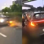 Gurugram accident caught on camera Car coming from wrong side hits bike rider, causes his death