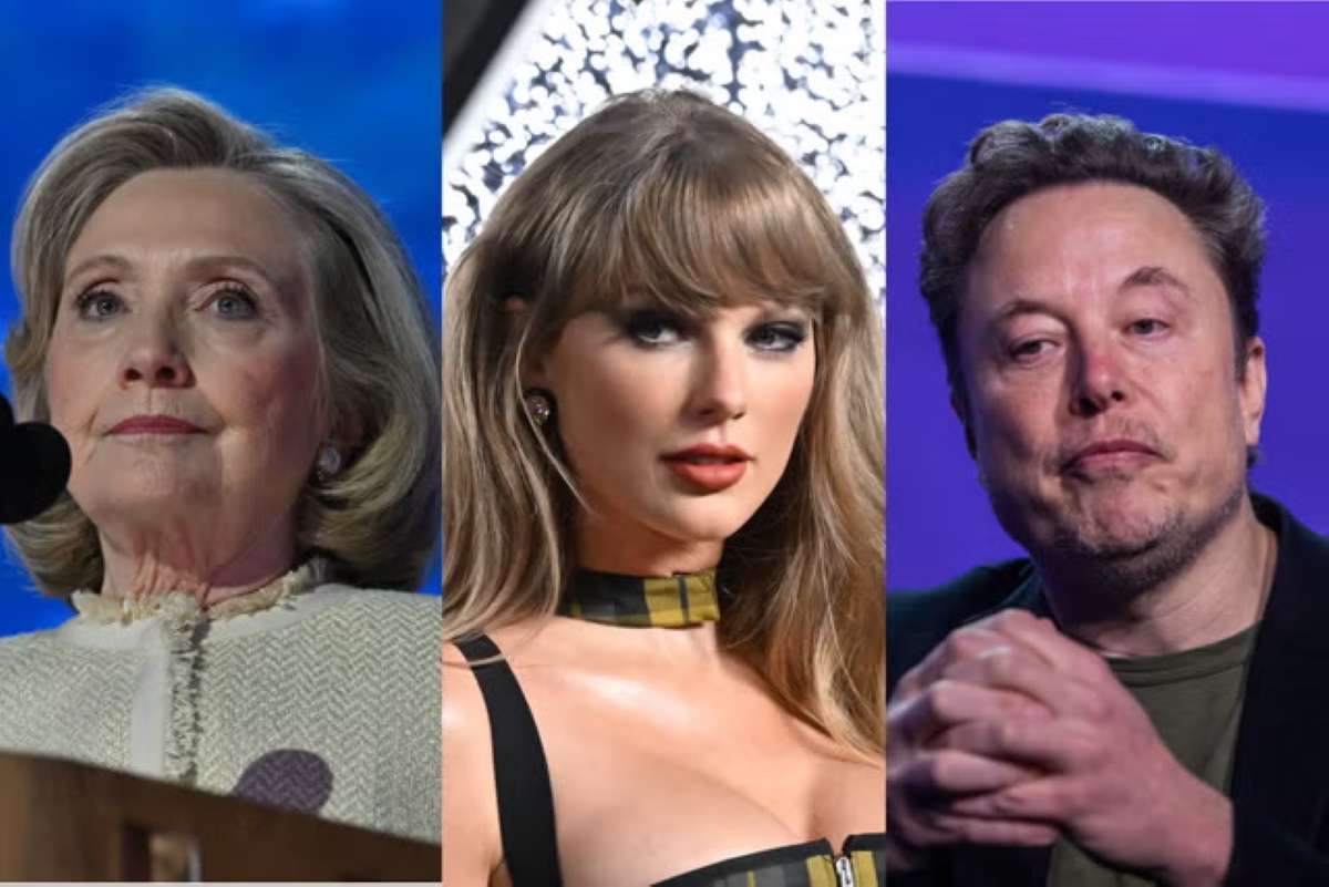 Hillary Clinton Condemns Elon Musk’s “Creepy” Message to Taylor Swift