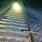 Train accident averted in Gujarat Fish plate and keys found on railway track